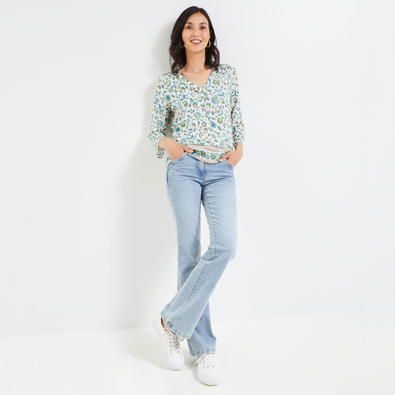 Blouse imprimée femme
