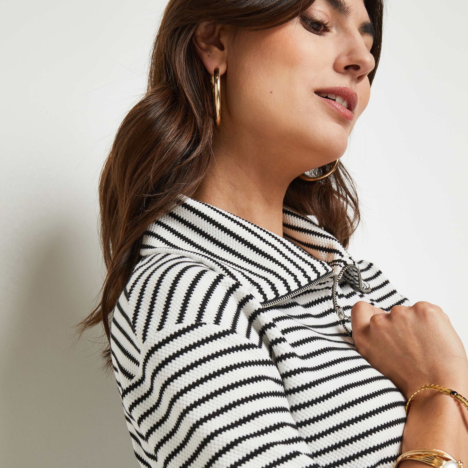 Robe rayée femme
