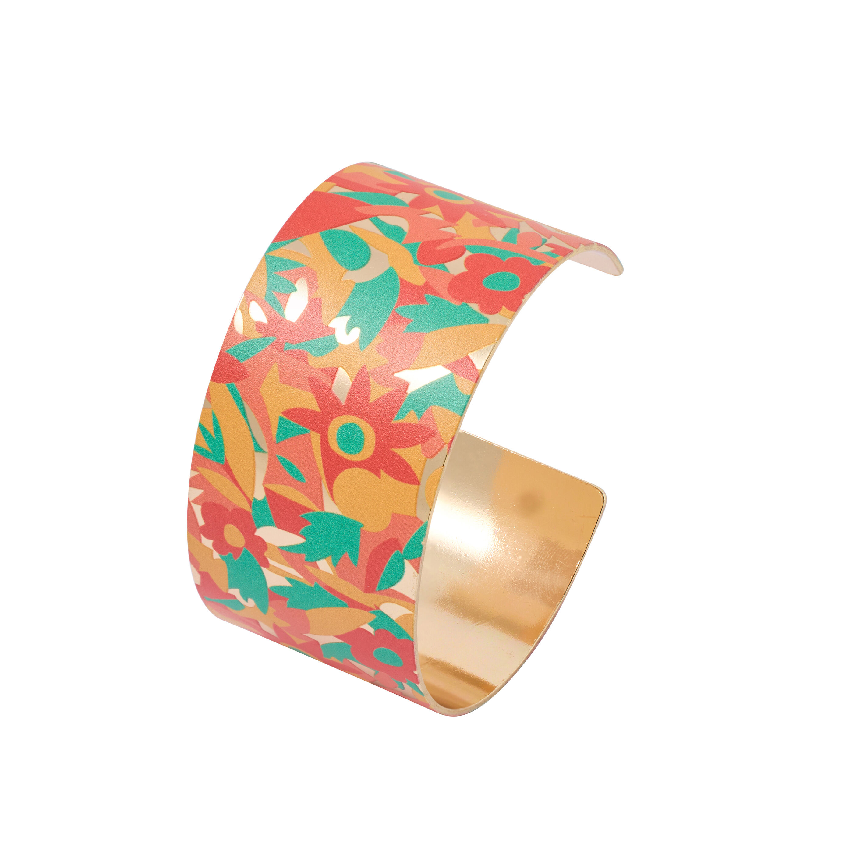 Manchette imprim&eacute;e multicolore femme