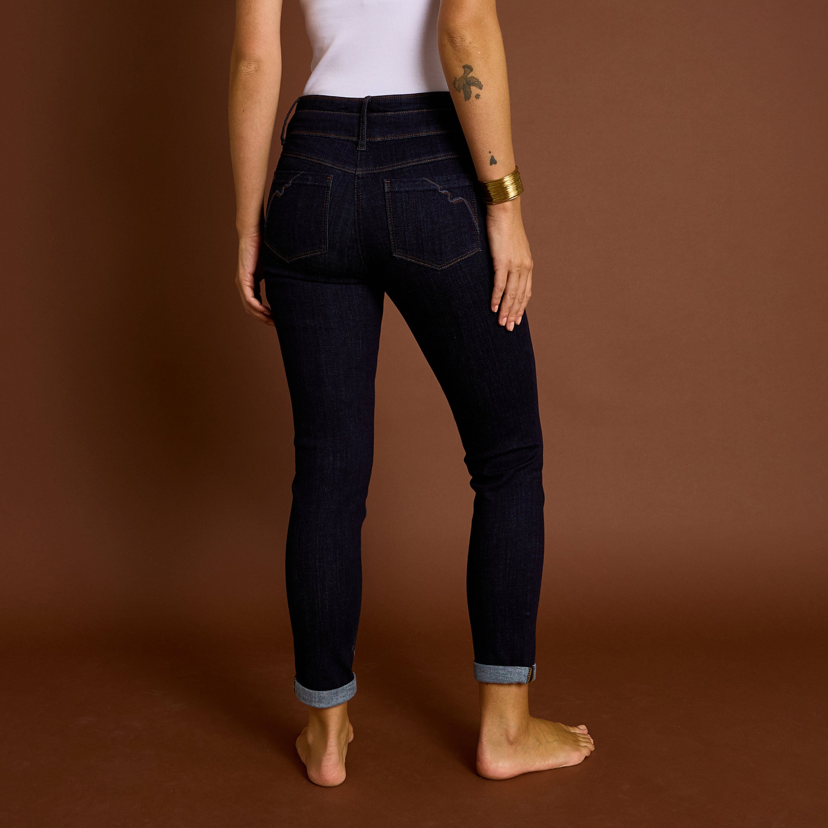 Jean tapered raccourci HANOI R02 femme