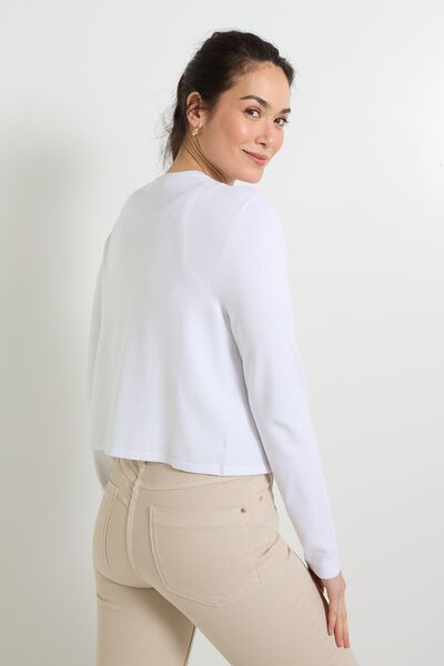 Gilet col V femme