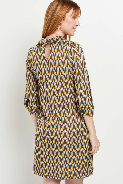 Robe en maille jacquard