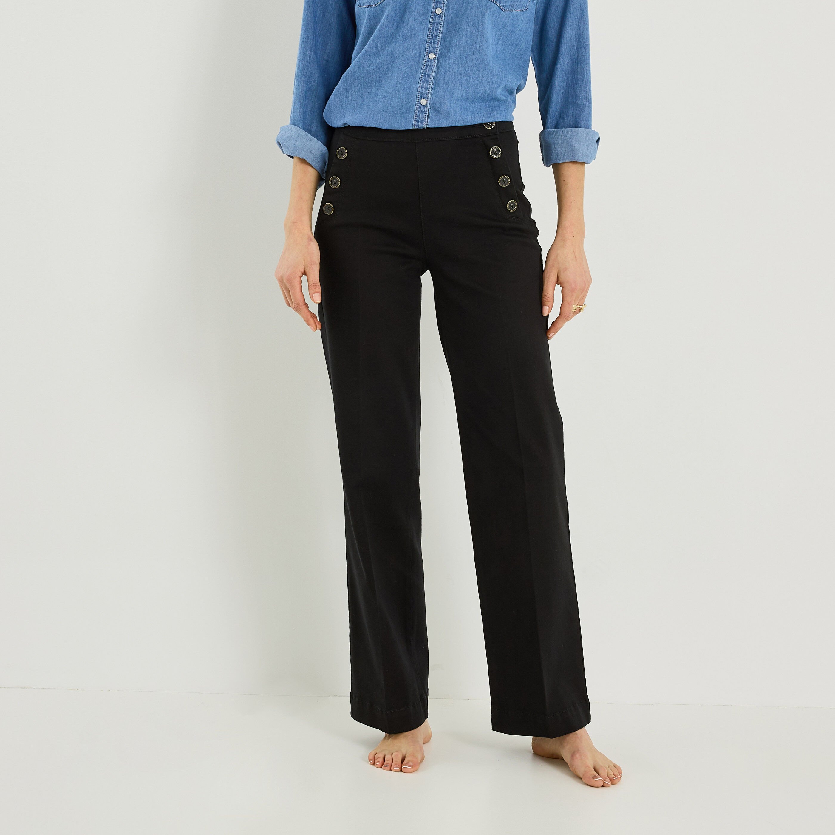 Jean flare TALL TPOMPON F02 femme