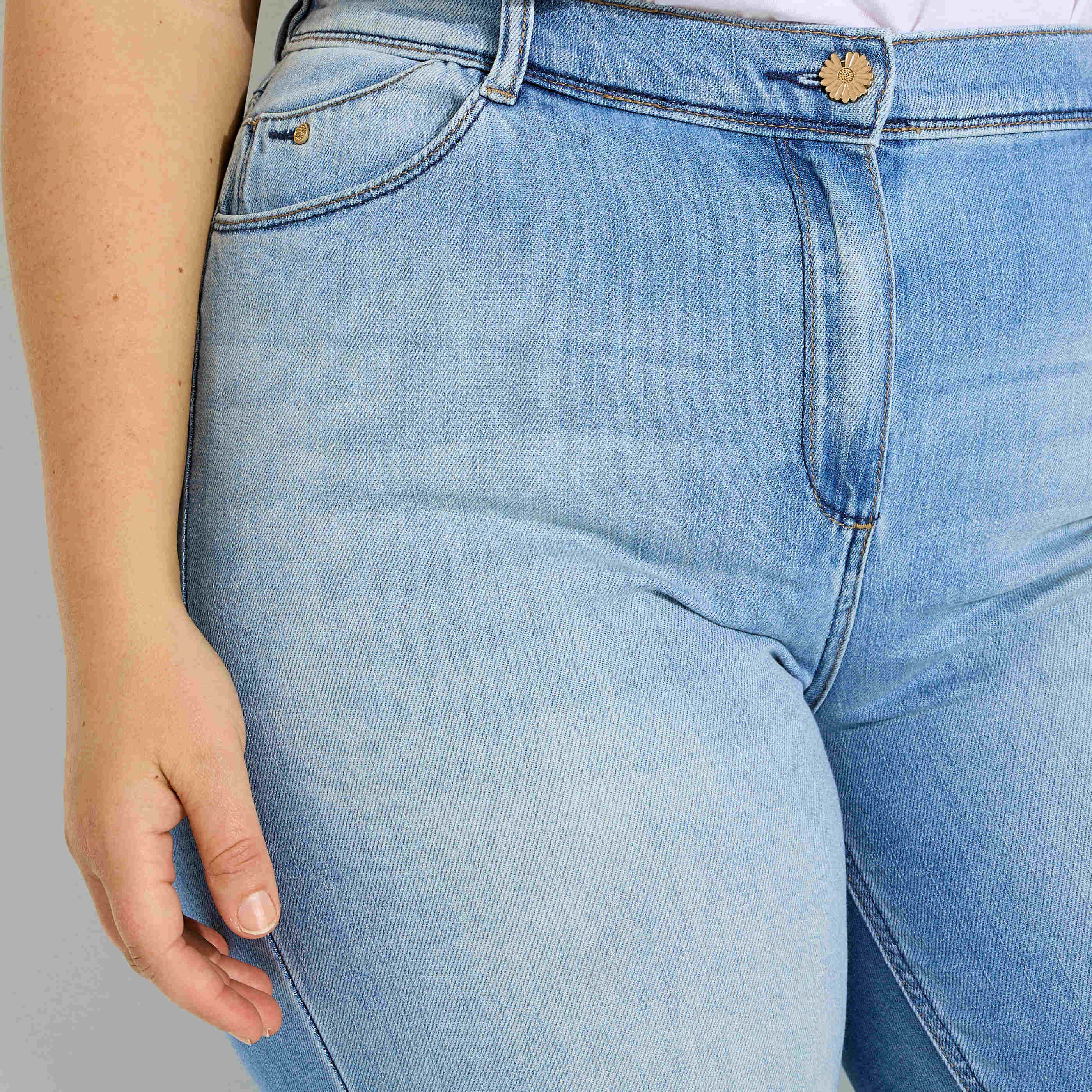 Jean flare raccourci NIMES RF02 femme