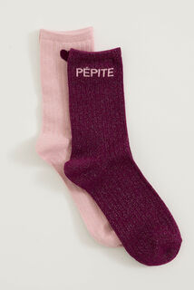 Lot de 2 paires de chaussettes