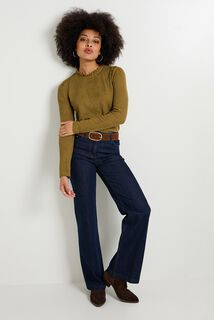 T-shirt col montant femme