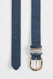Ceinture femme avec détails colorés