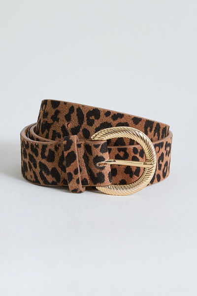 Ceinture croûte de cuir femme