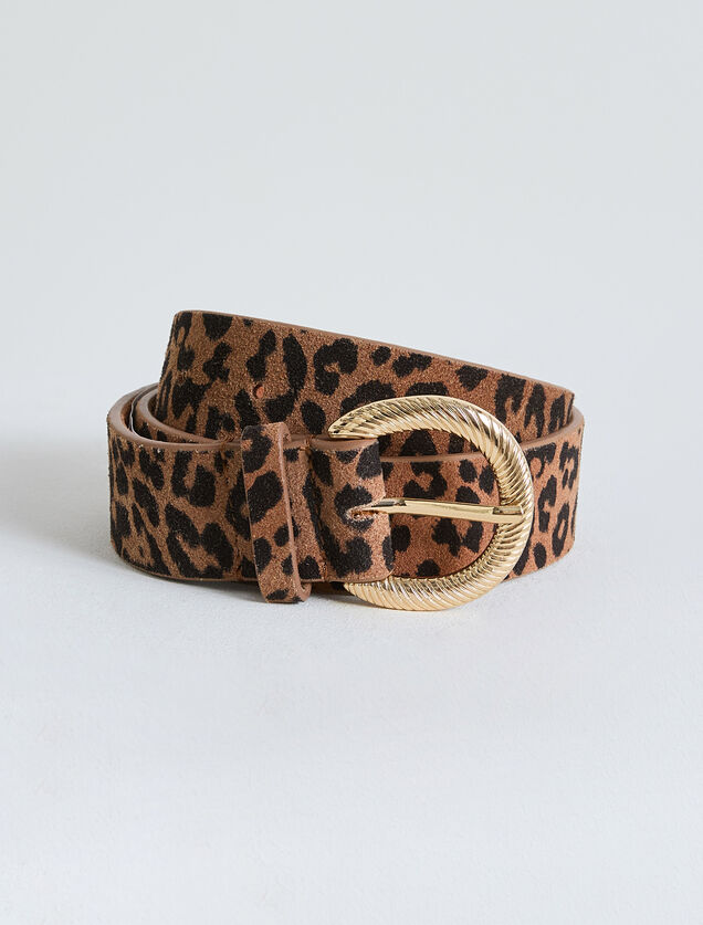 Ceinture croûte de cuir femme