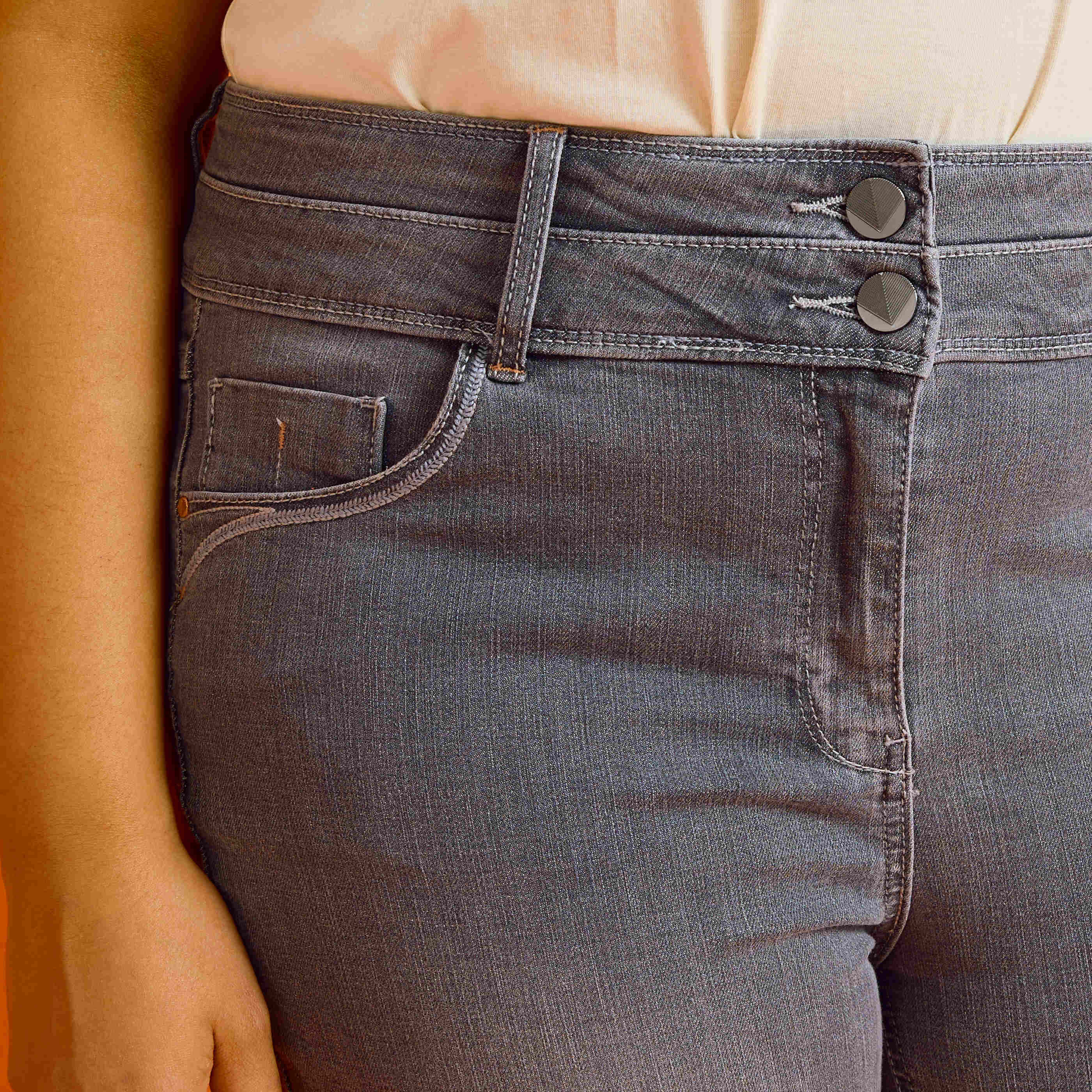 Jean raccourci HANOI R02 femme