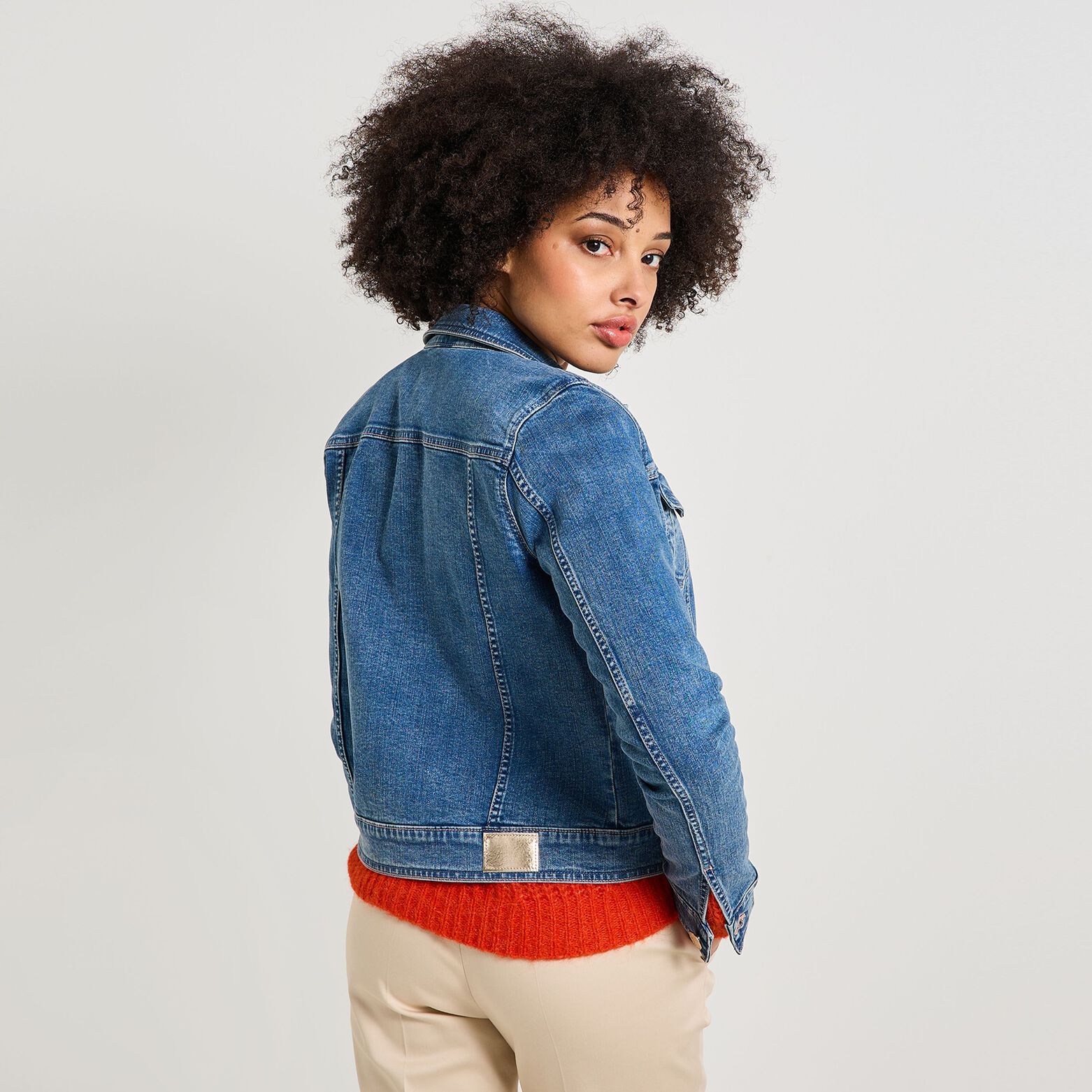 Veste en denim femme
