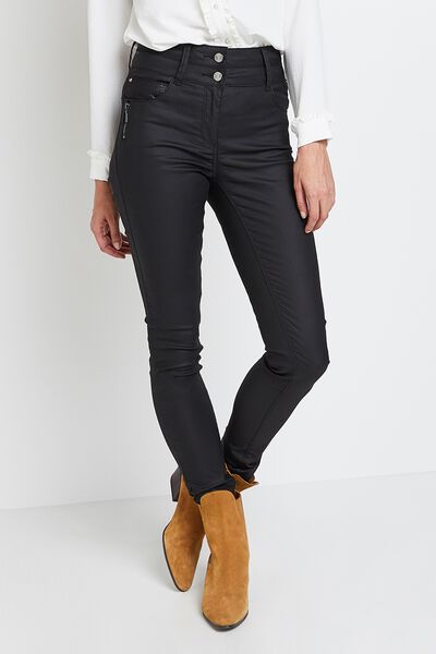 Jean slim MEMPHIS enduit femme