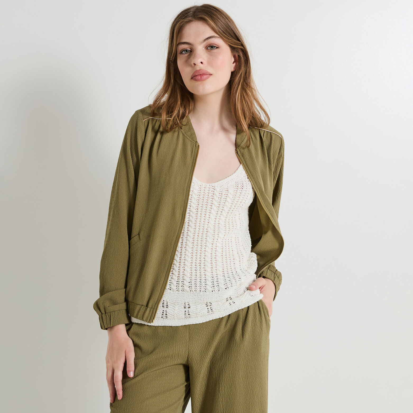 Bombers fluide femme