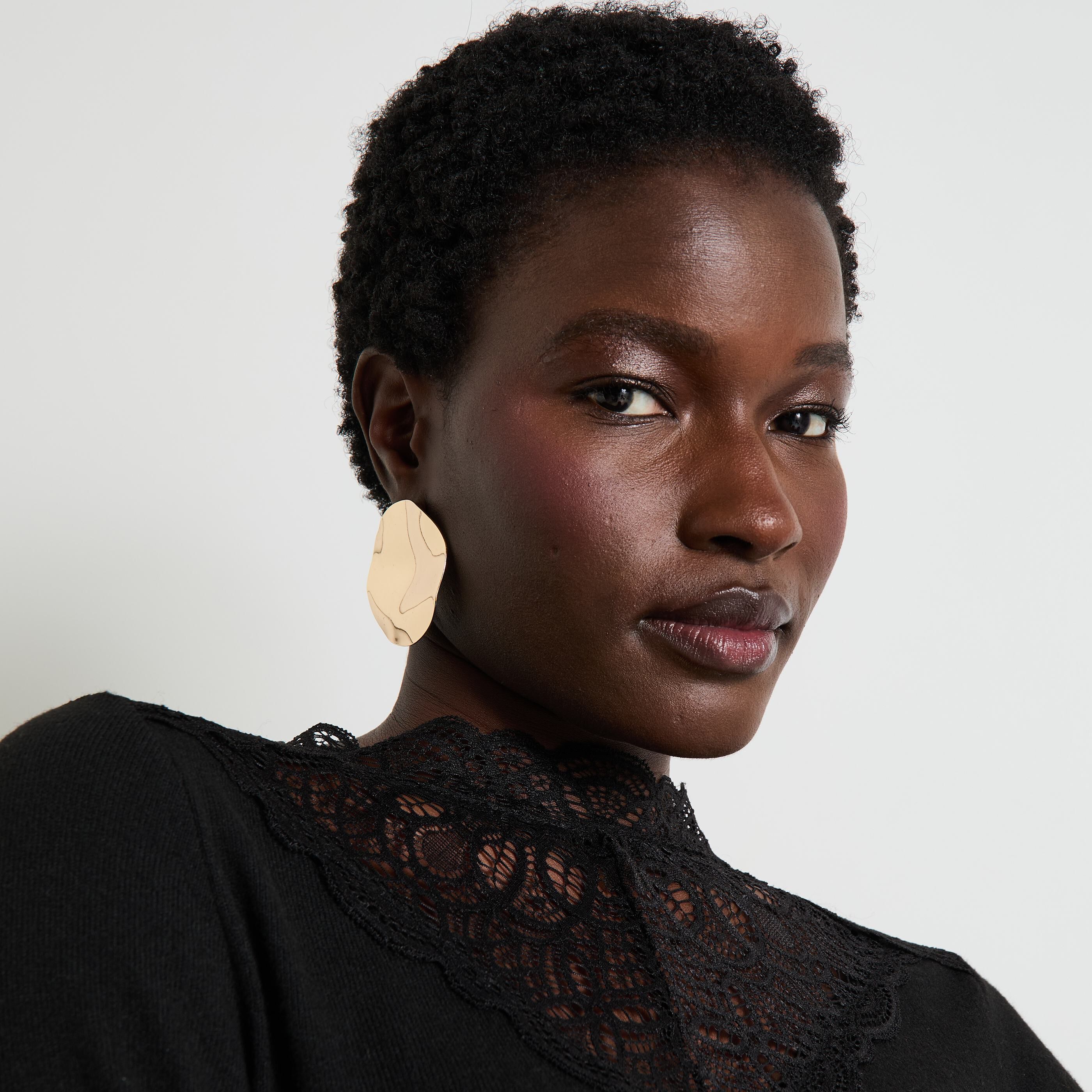 T-shirt col montant femme