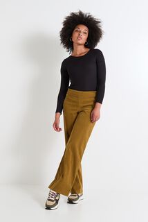 Pantalon velours femme