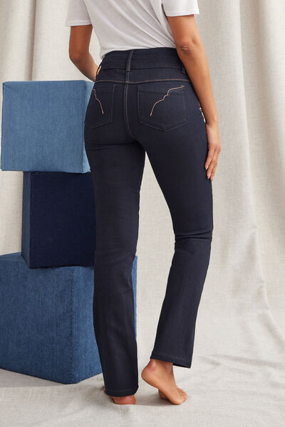 Jean droit taille haute ROME femme