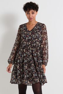 Robe col V femme