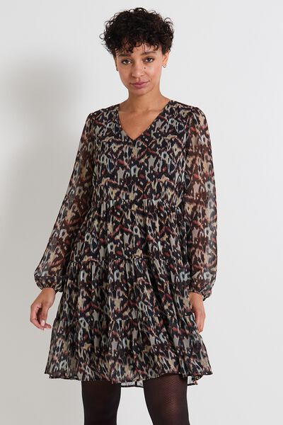 Robe col V femme