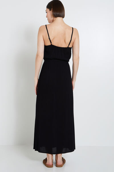 Robe longue unie femme