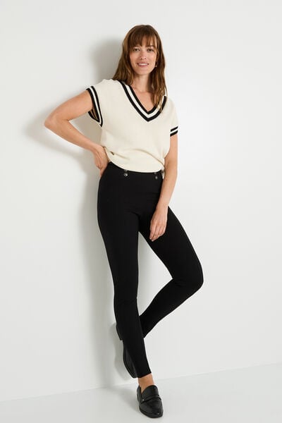 Legging milano taille élastiquée femme