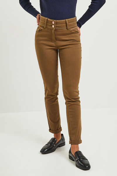 Jean slim taille haute FIGARI femme