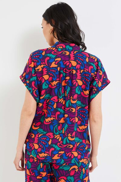 Chemise manches courtes femme