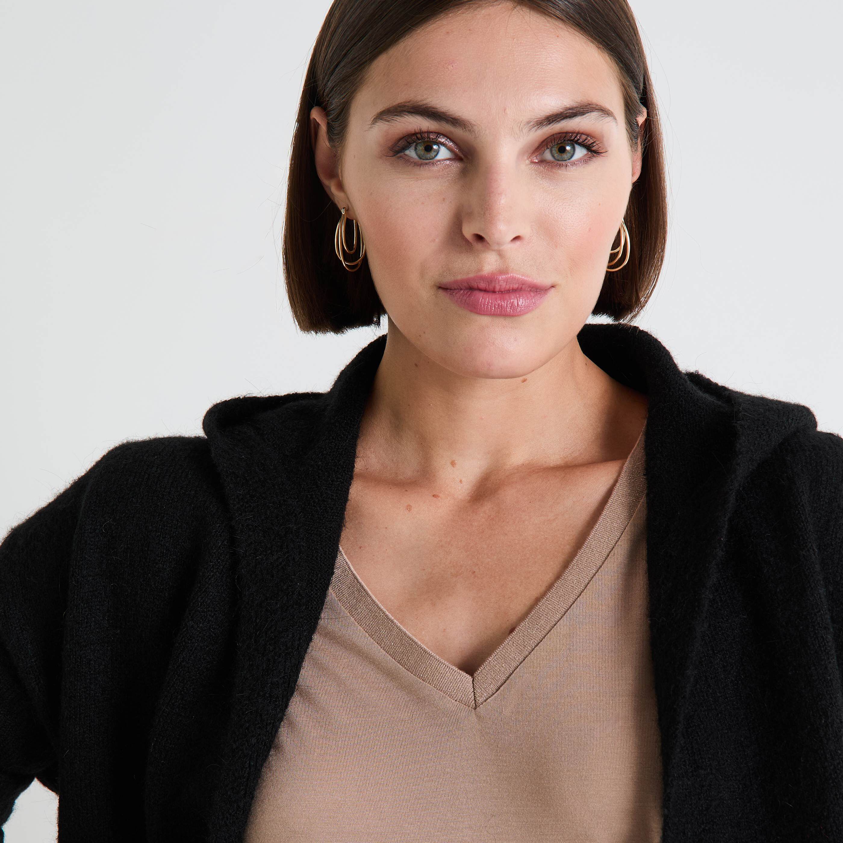 Gilet &agrave; capuche femme