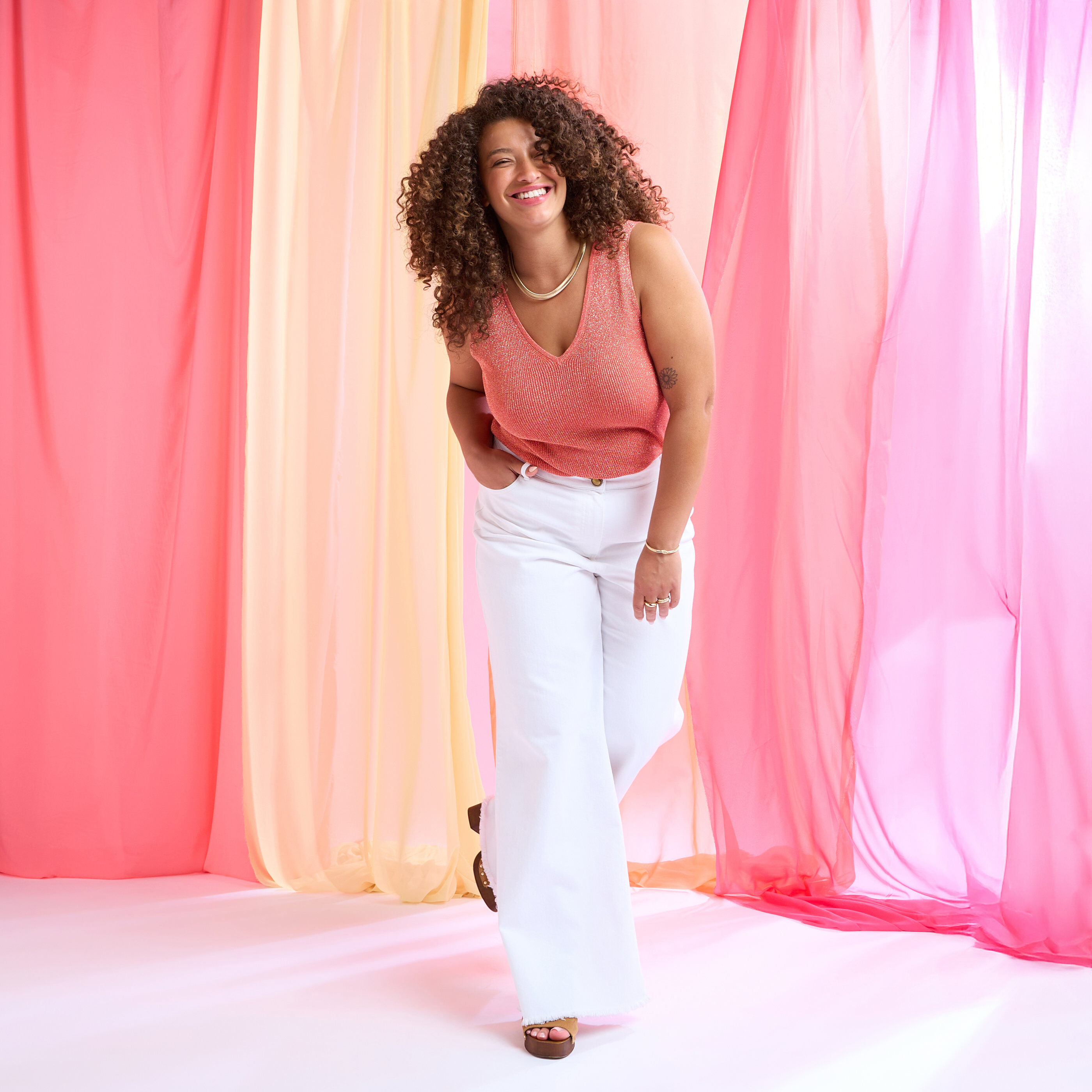 D&eacute;bardeur c&ocirc;tel&eacute; femme