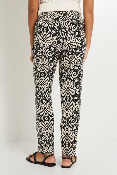 Pantalon fluide imprimé femme