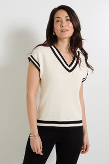 Pull manches courtes femme