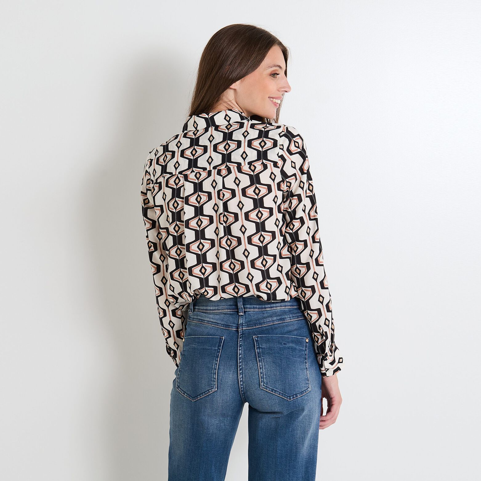 Chemise imprimée femme