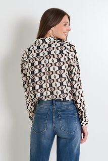 Chemise imprimée femme