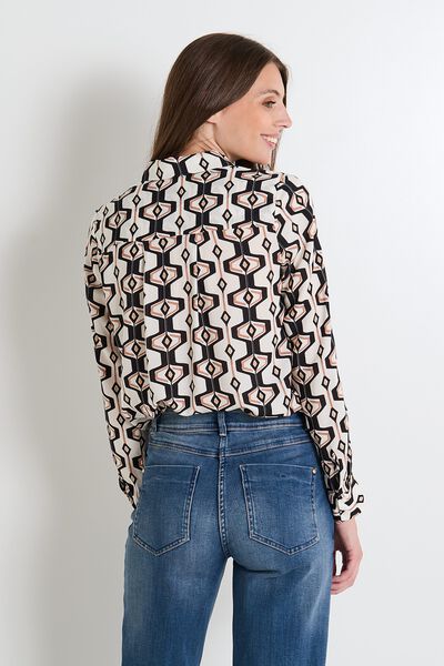 Chemise imprimée femme