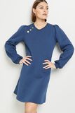 Robe manches bouffantes femme