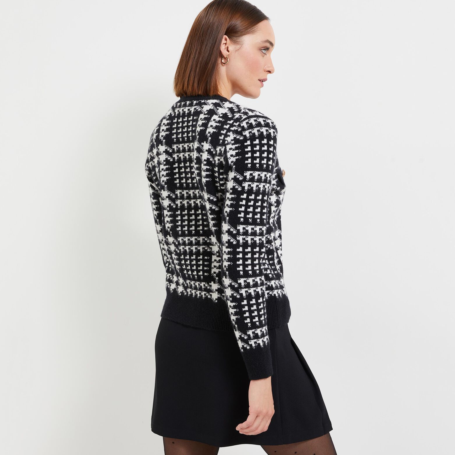 Gilet boutonné femme