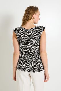 T-shirt col V femme