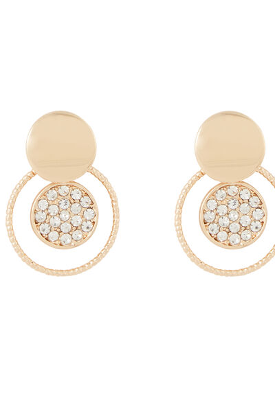 Boucles d'oreilles cercles ciselés