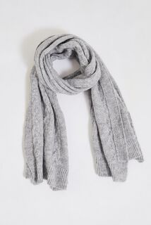 Echarpe tricot torsadé femme