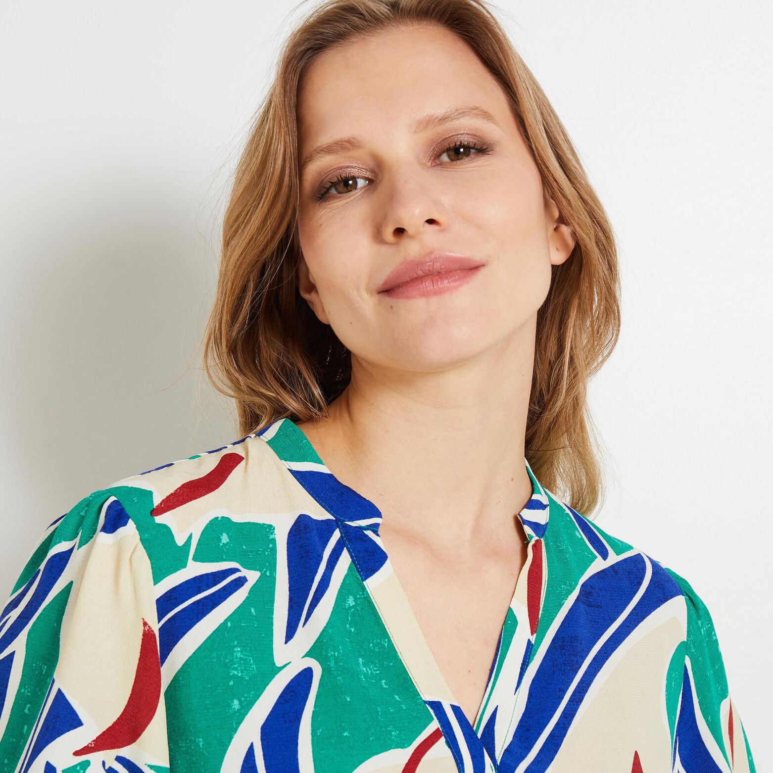 Blouse imprimée femme
