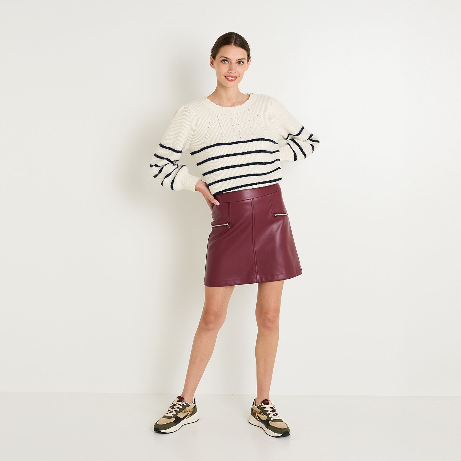 Jupe simili femme