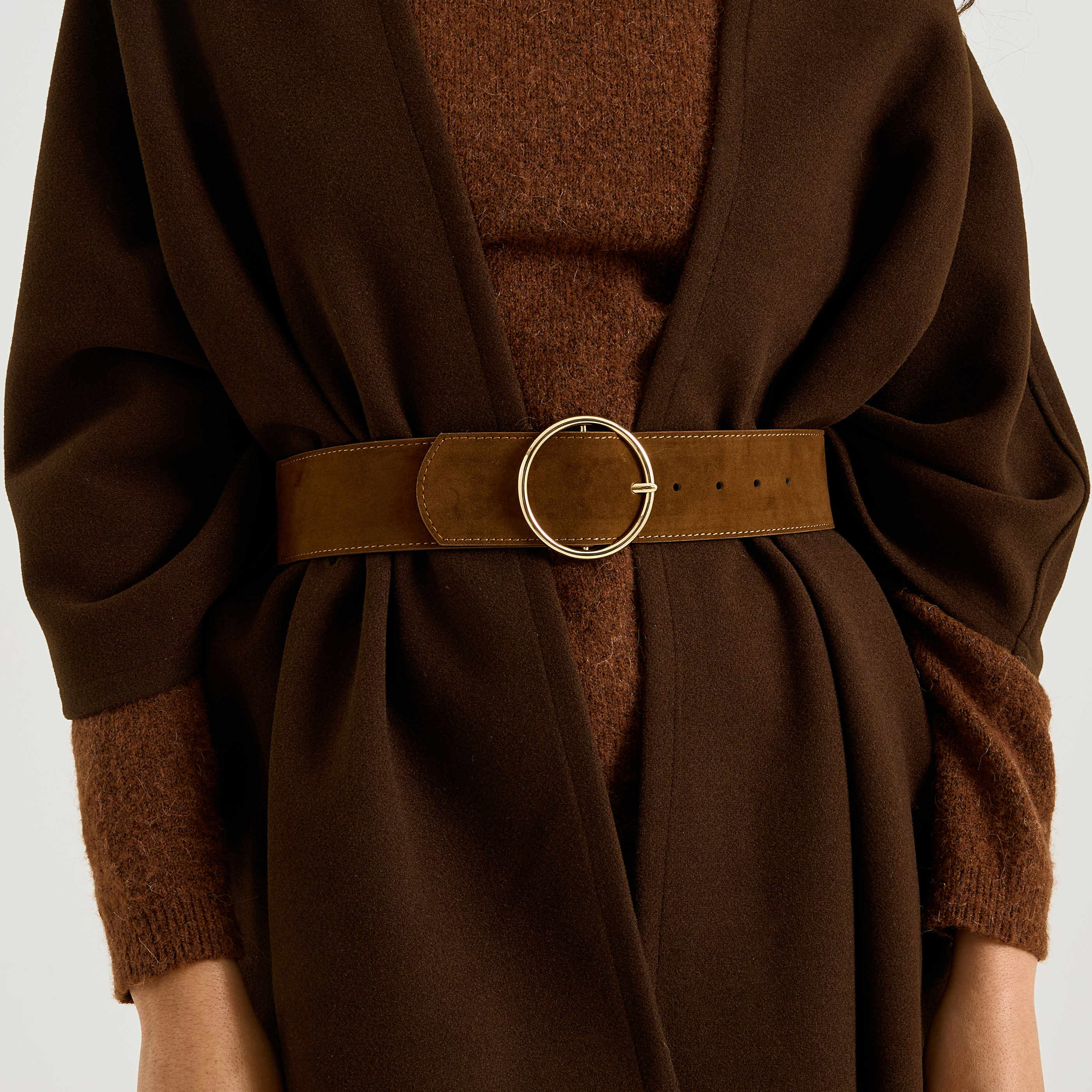 Ceinture large &eacute;lastique femme