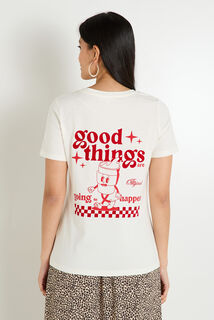 T-shirt col rond femme