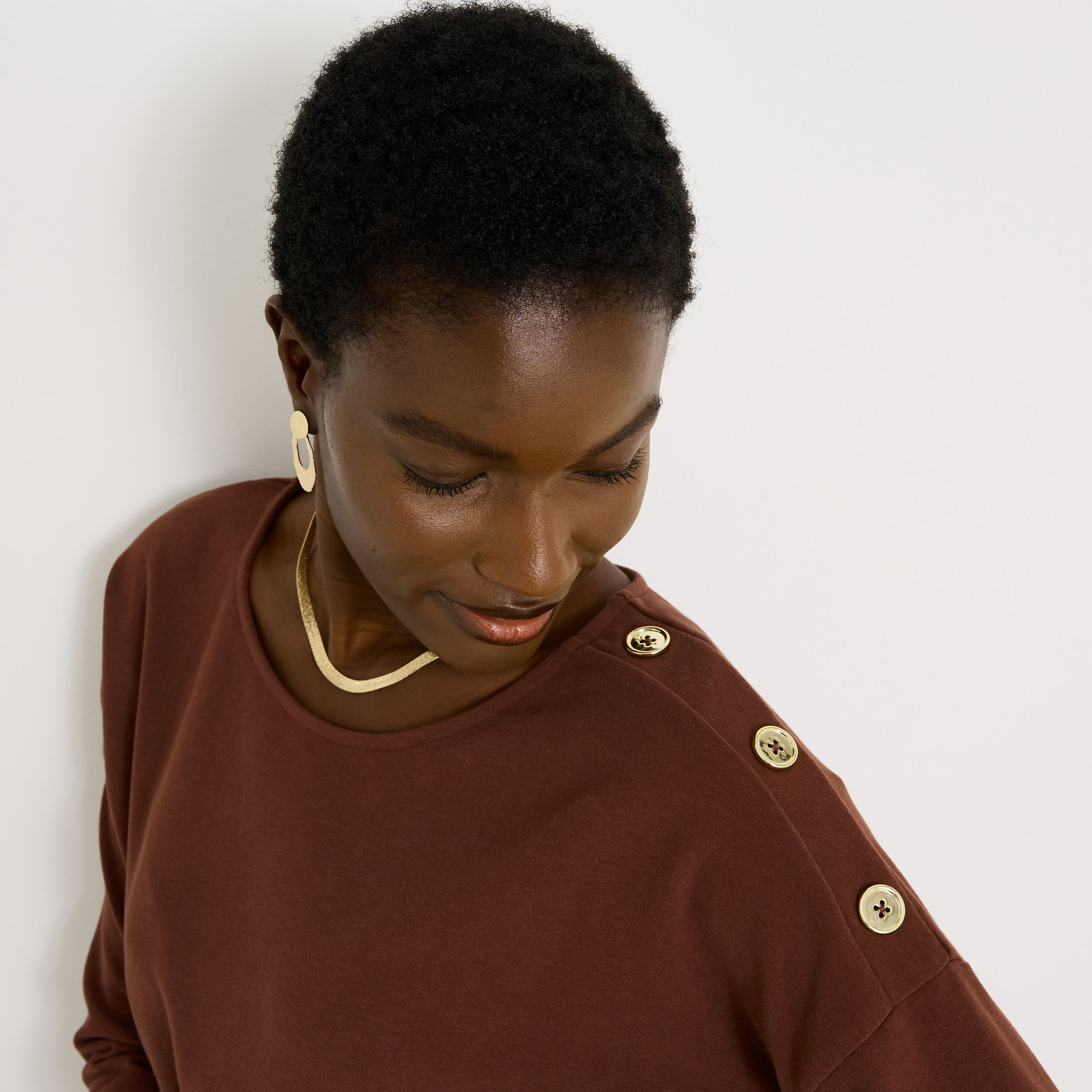T-shirt col rond femme