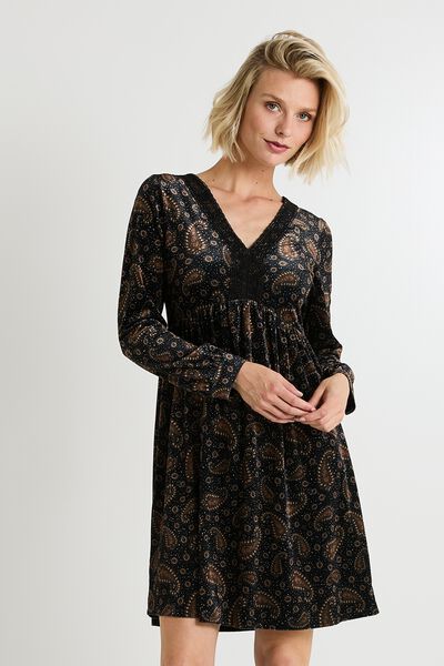 Robe velours femme
