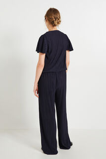 Combinaison maille froissée femme