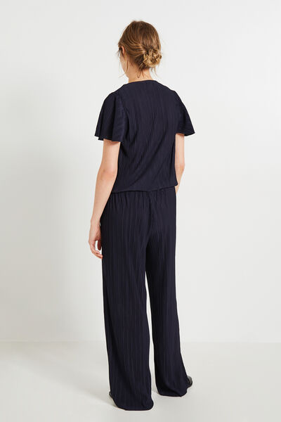 Combinaison maille froissée femme