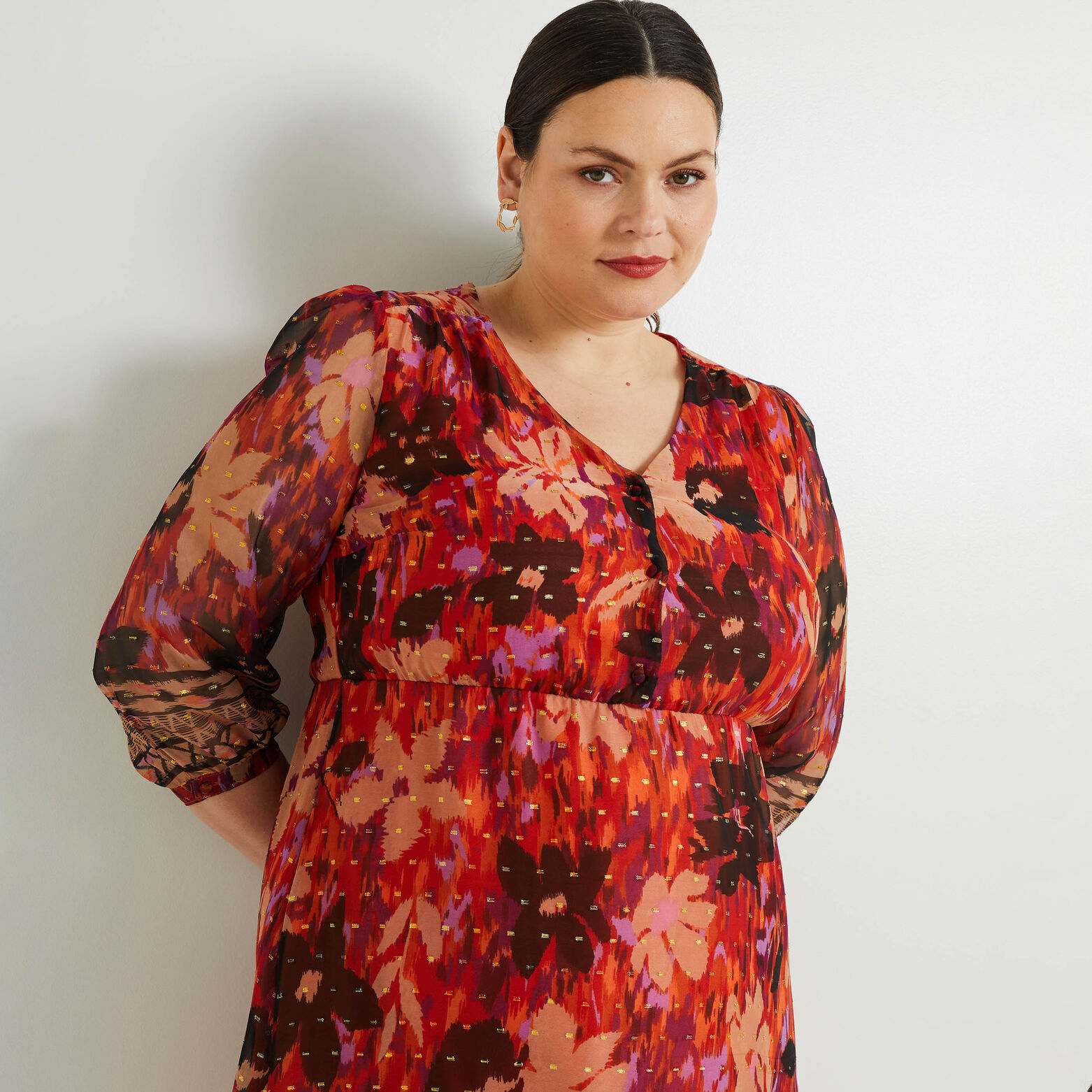 Robe imprimée femme