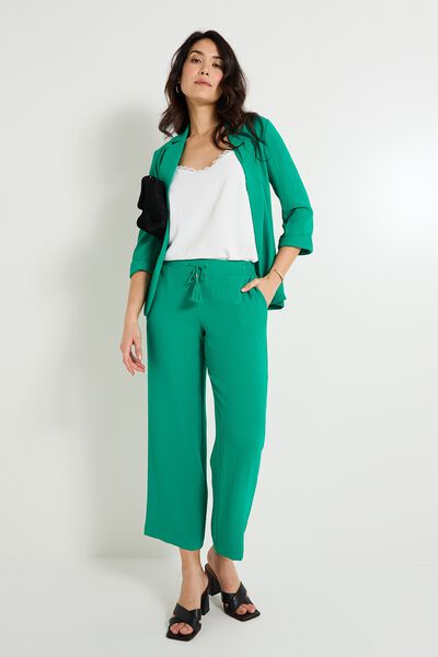 Pantalon large fluide femme