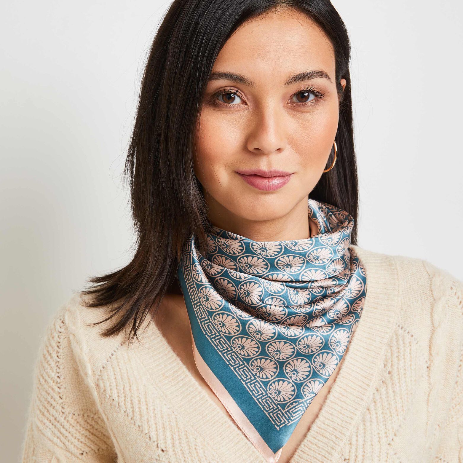 Foulard en soie femme