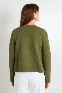 Veste matelassée en maille femme